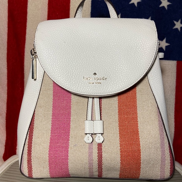 Kate Spade white Backpack ♠️ - Picture 1 of 11